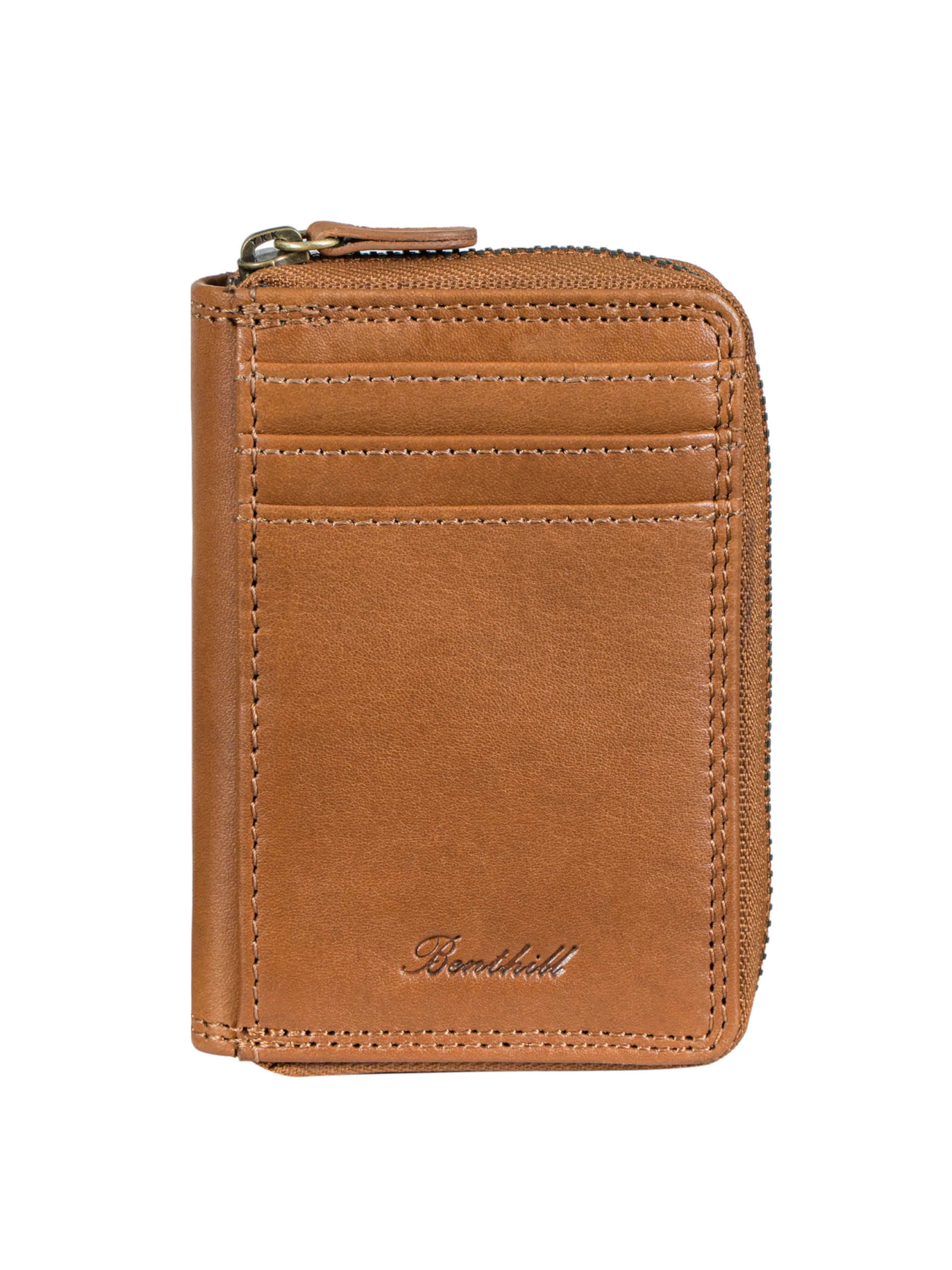 Benthill Wallet in Brown: front