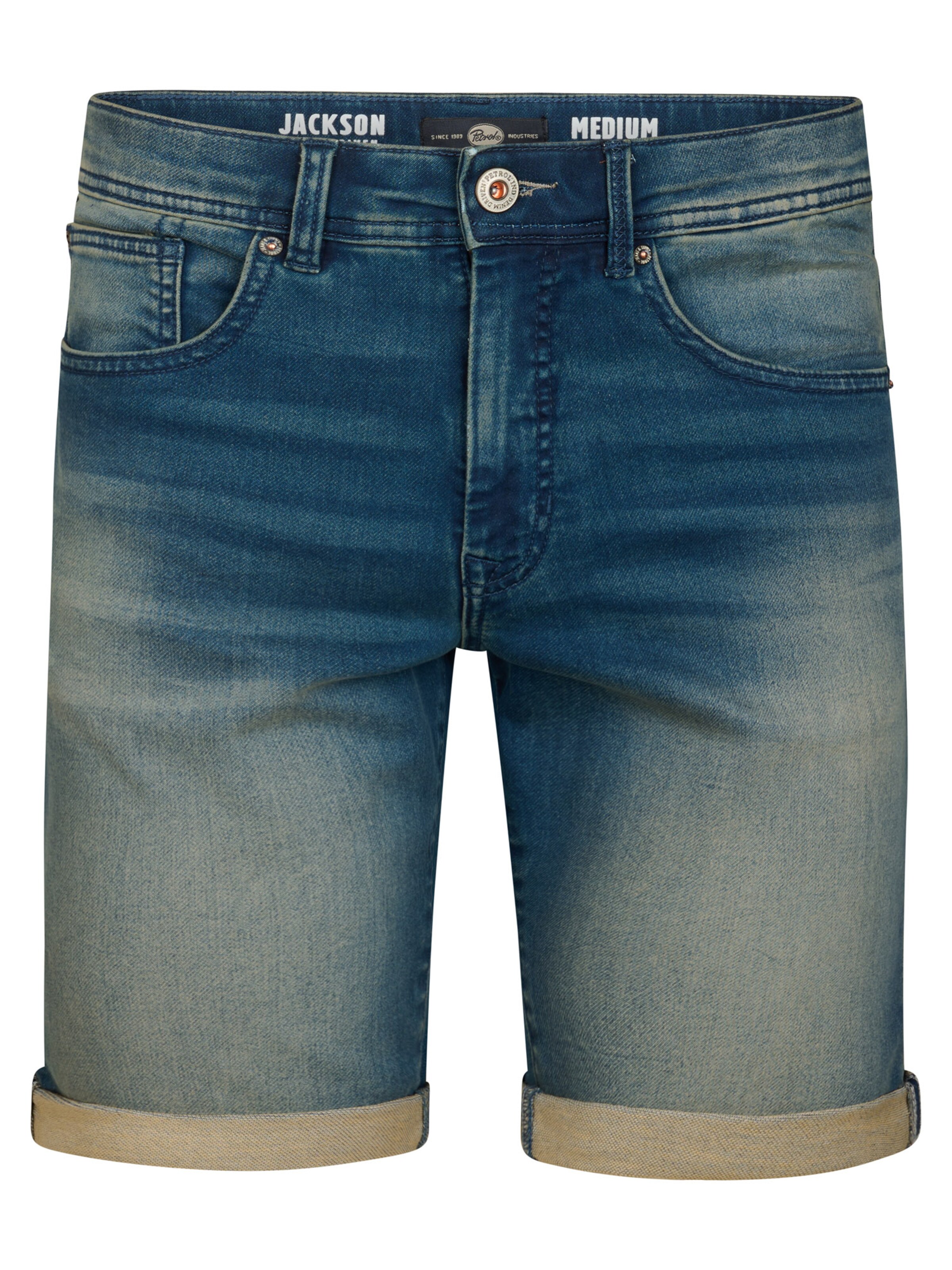 Petrol Industries Shorts 'Jackson' in Blau: Vorderseite