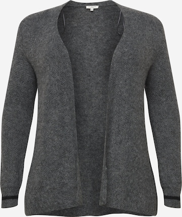 Tom Tailor Women + Knit Cardigan in Grey: front