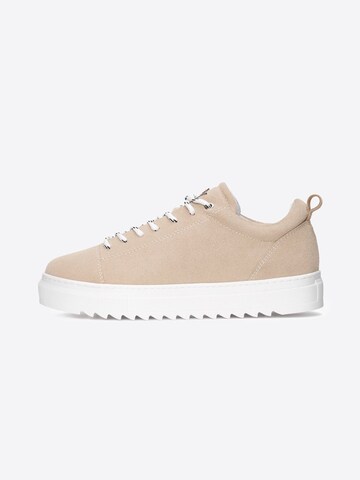 MARTIN VALEN Platform trainers in Beige