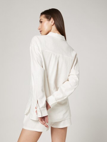 LENI KLUM x ABOUT YOU Blouse 'Celia' in White