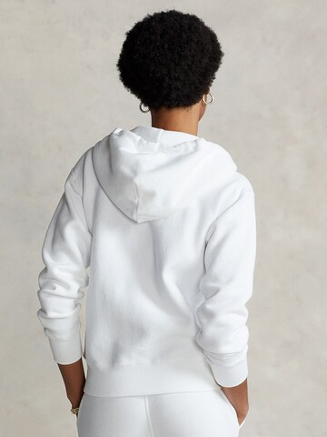 Polo Ralph Lauren Zip Up Hoodie in White ABOUT YOU