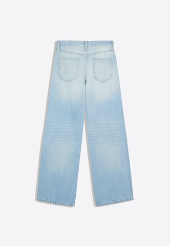 Wide leg Jeans di Bershka in blu