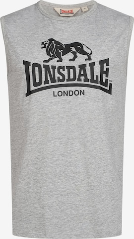 LONSDALE Shirt 'Clopton' in Grijs: voorkant