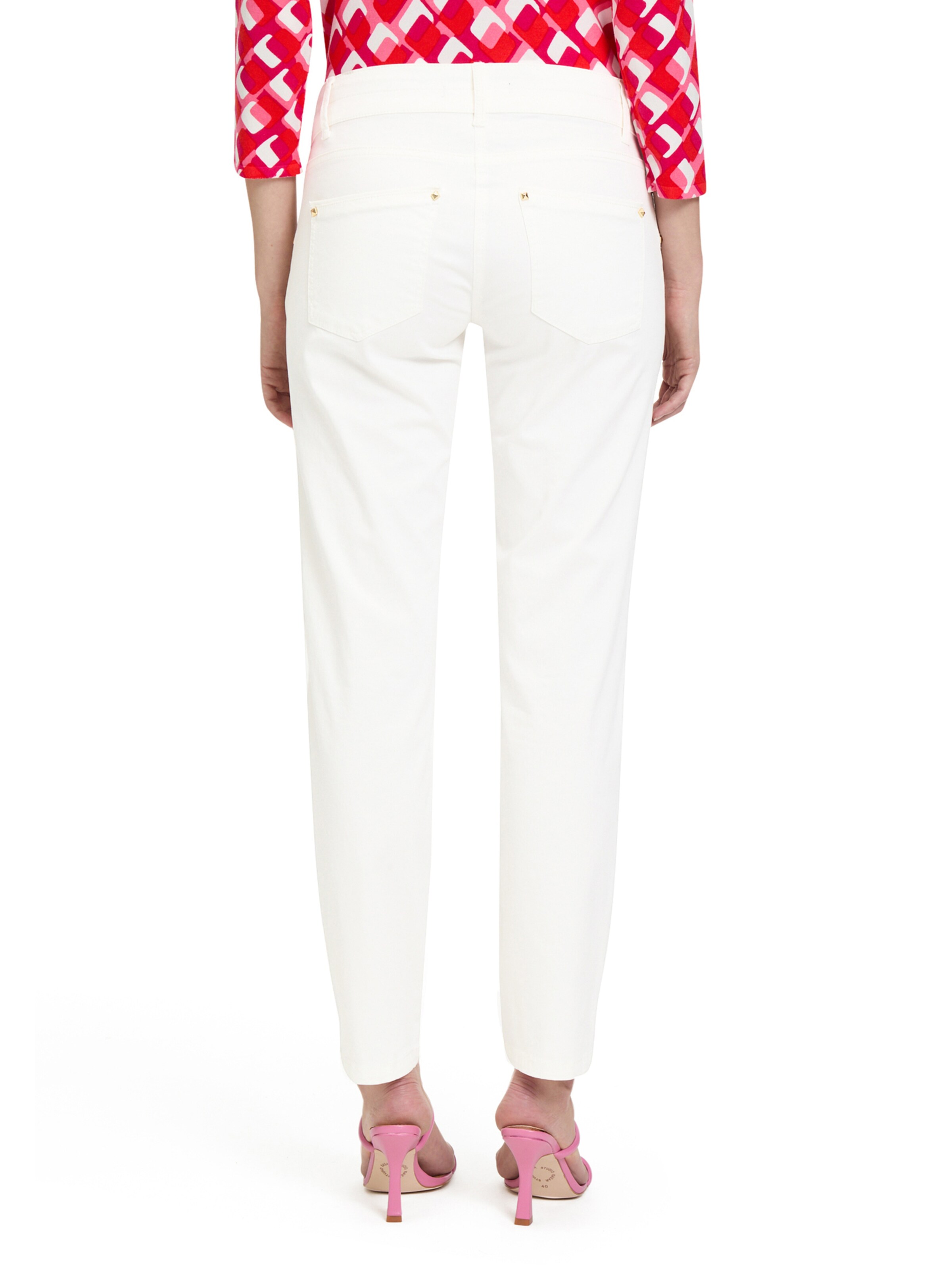 Slimfit Pantaloni di Betty Barclay in bianco
