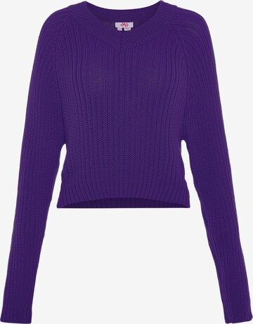 Pull-over MYMO en violet : devant