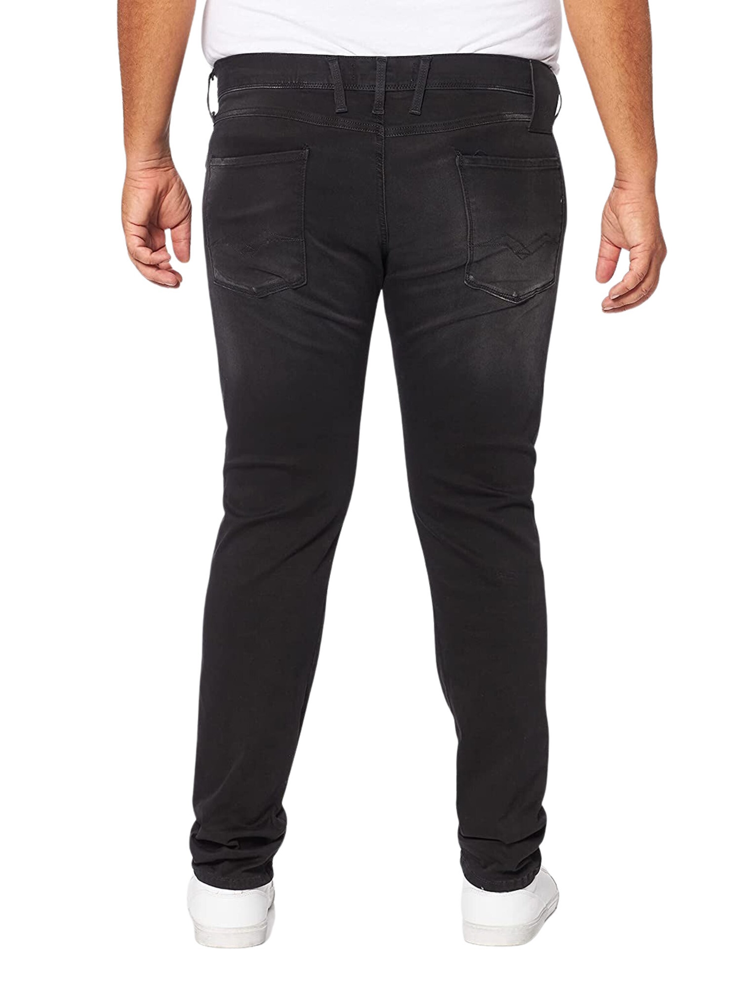 REPLAY Slim fit Jeans 'Anbass' in Black