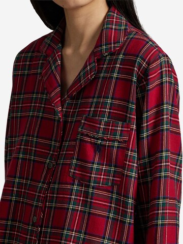Polo Ralph Lauren Pyjama 'Cozy Flannel ' in Rood