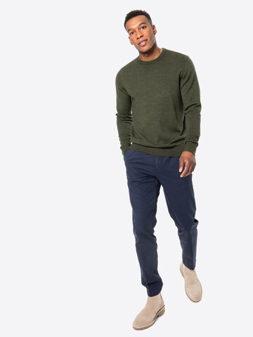 Calvin Klein Regular Fit Pullover in Grün