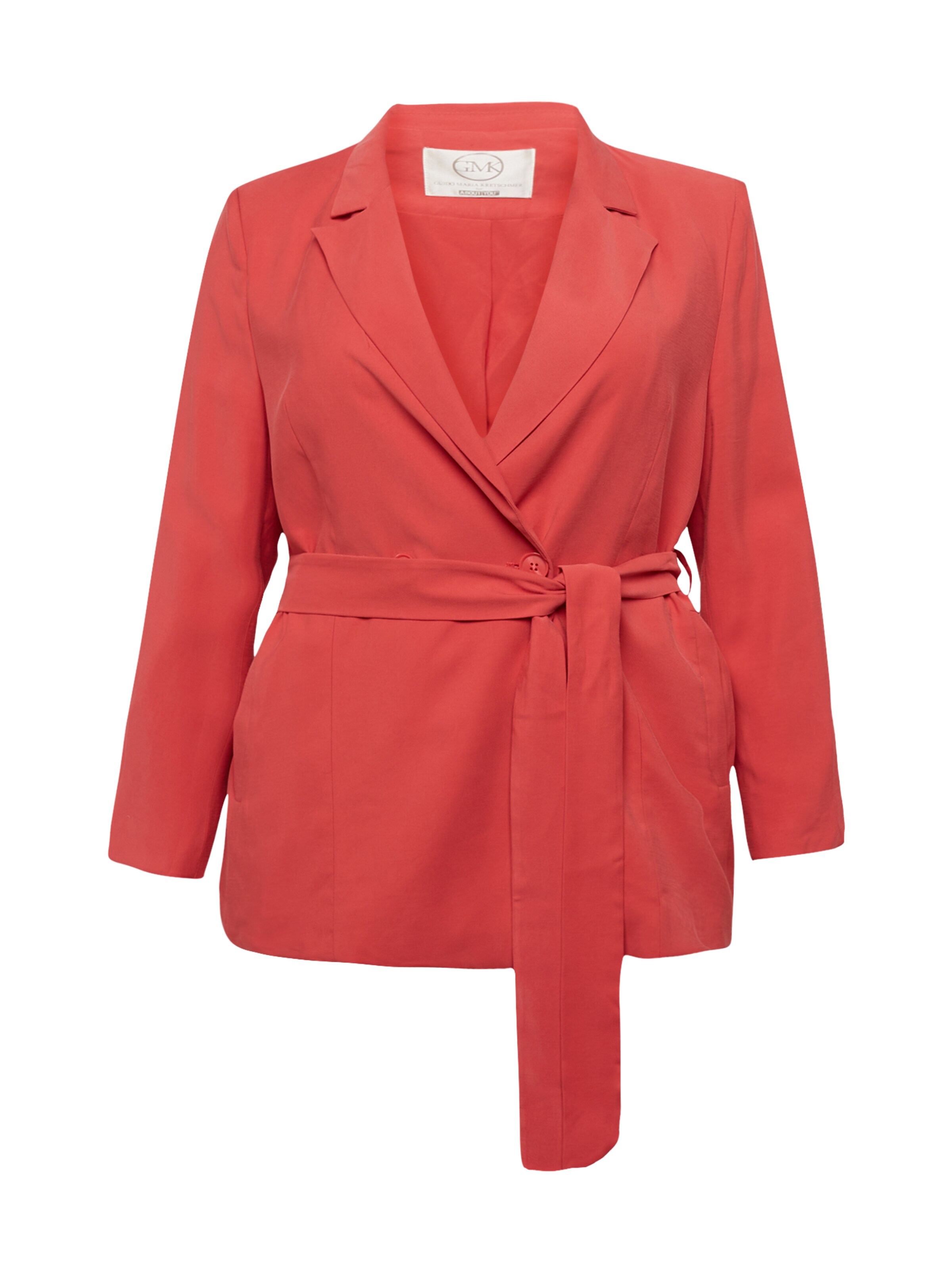 Red long blazer hotsell