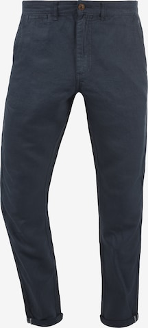 !Solid Regular Leinenhose 'Loran' in Blau: predná strana