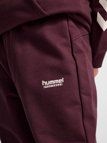 Hummel Tapered Sportsbukser i rød