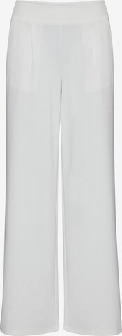 Wide leg Pantaloni chino ' KATE ' di ICHI in bianco: frontale