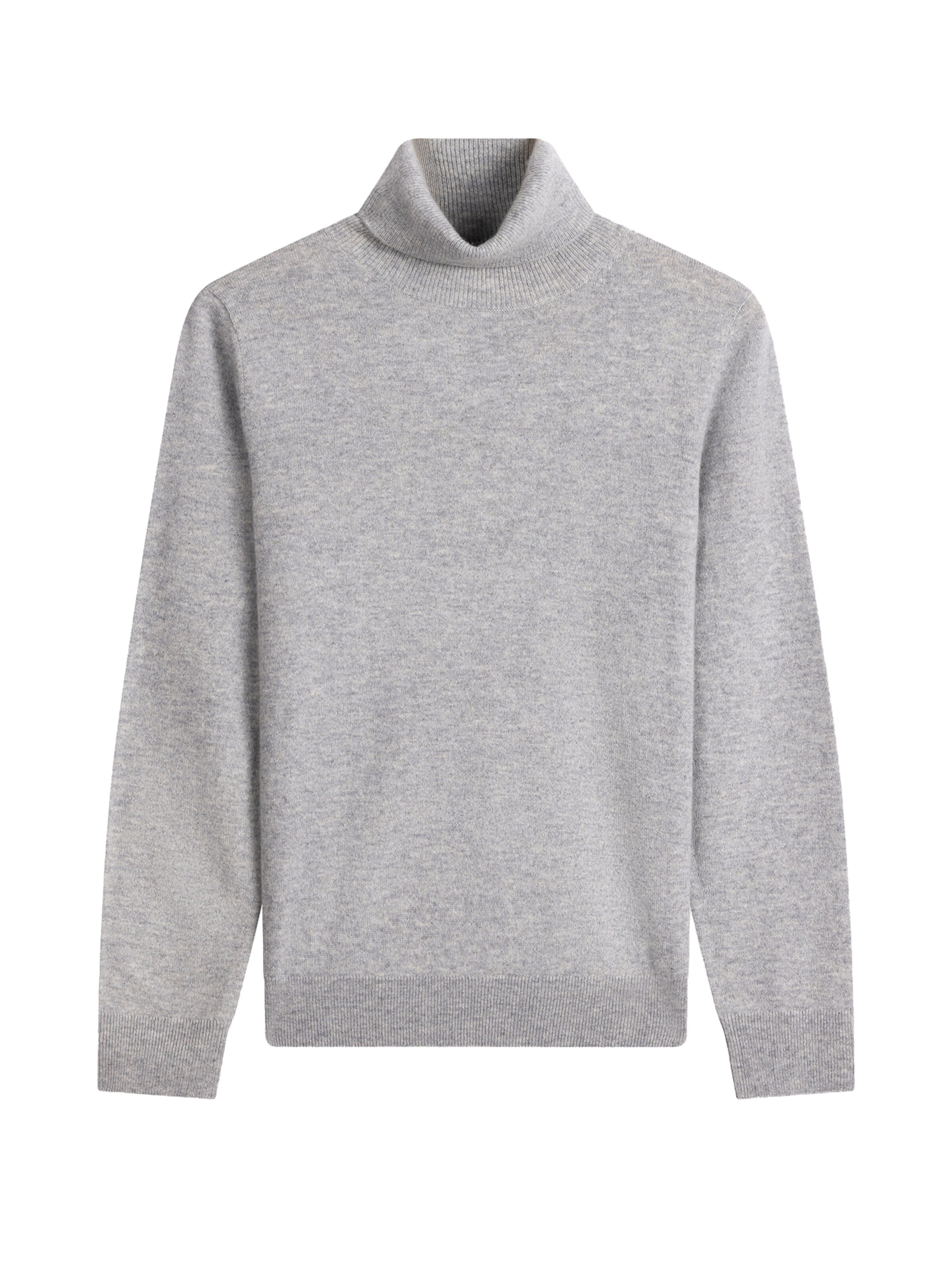 GOBI Cashmere Pullover 'Women's Timeless Cashmere Turtleneck Sweater' i grå: forside