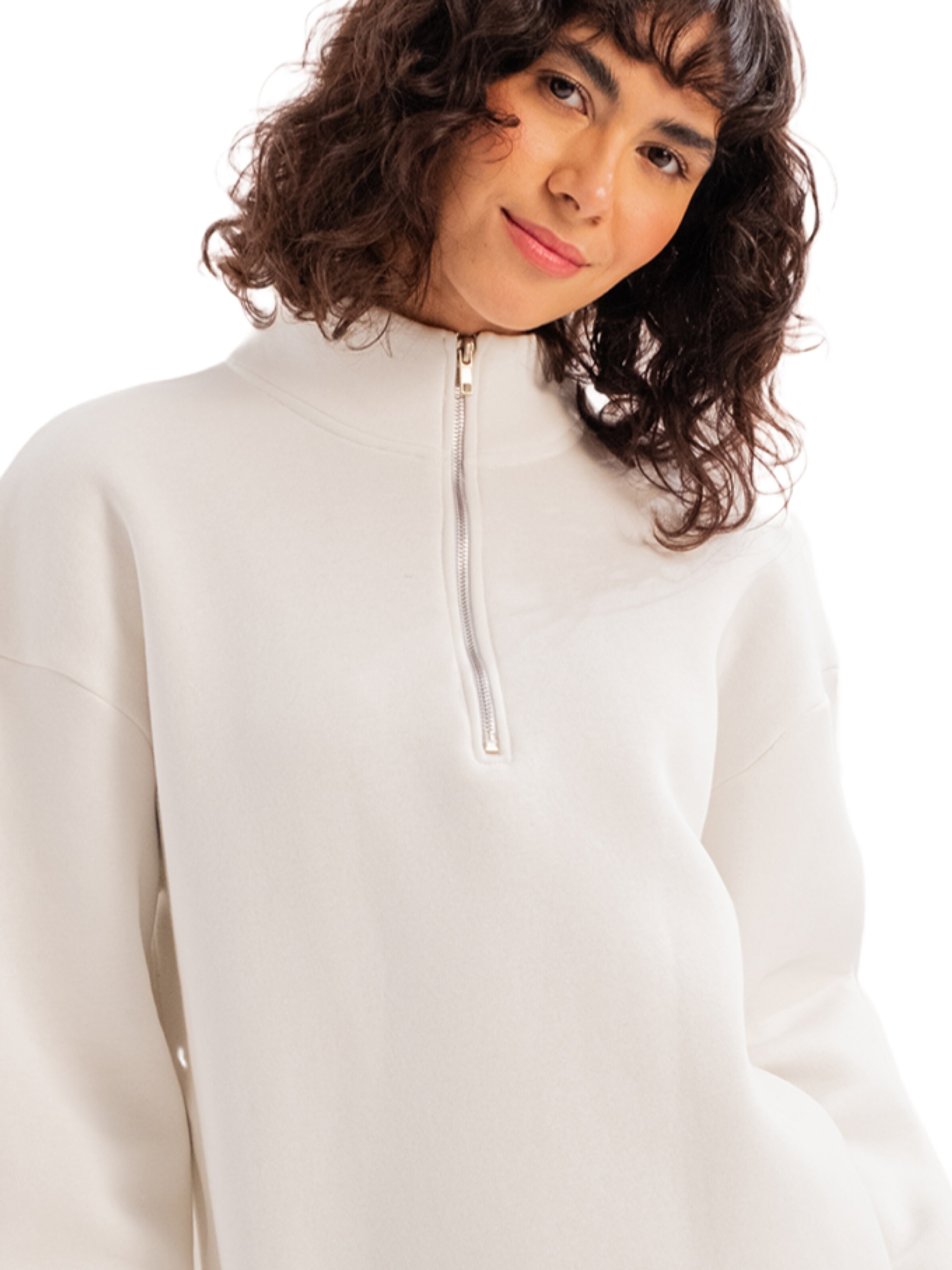 Justever Sweatshirt in Beige