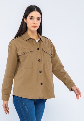 Veste mi-saison Giorgio di Mare en beige