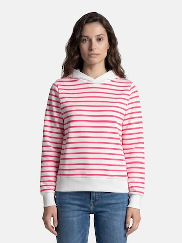 Sweat-shirt 'Bammel' salzhaut en blanc : devant