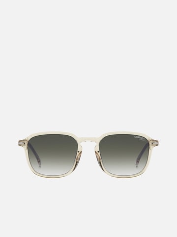 Lunettes de soleil Carrera en beige : devant