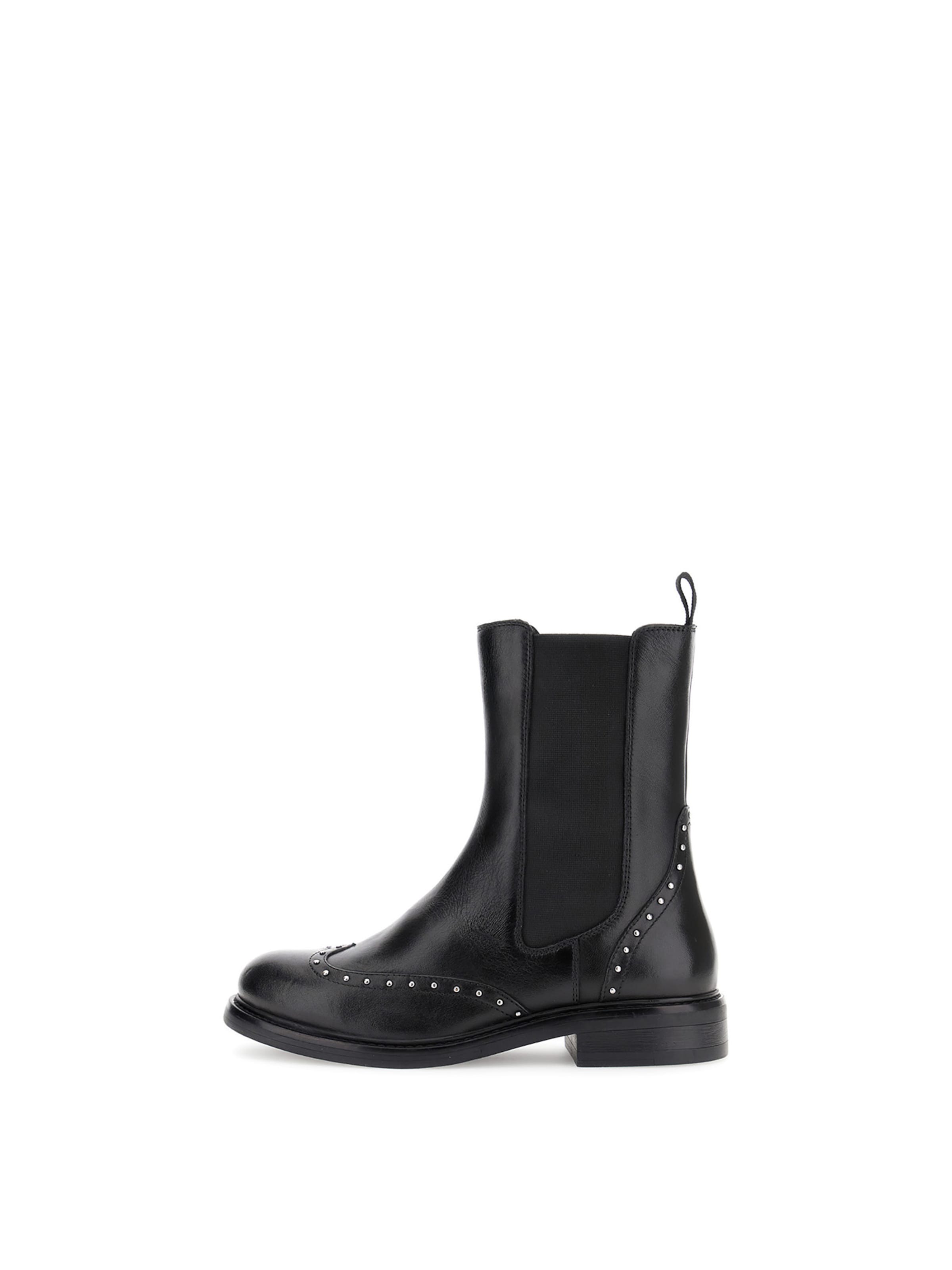 CAFè NOIR Chelsea boots in Zwart: voorkant