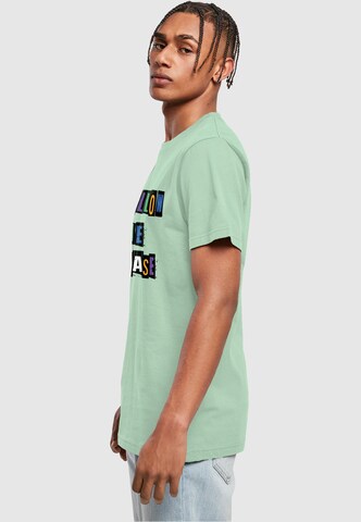 Merchcode Shirt 'Please' in Groen