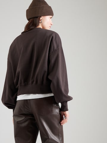 Sweat-shirt 'Yoshi' WEEKDAY en marron