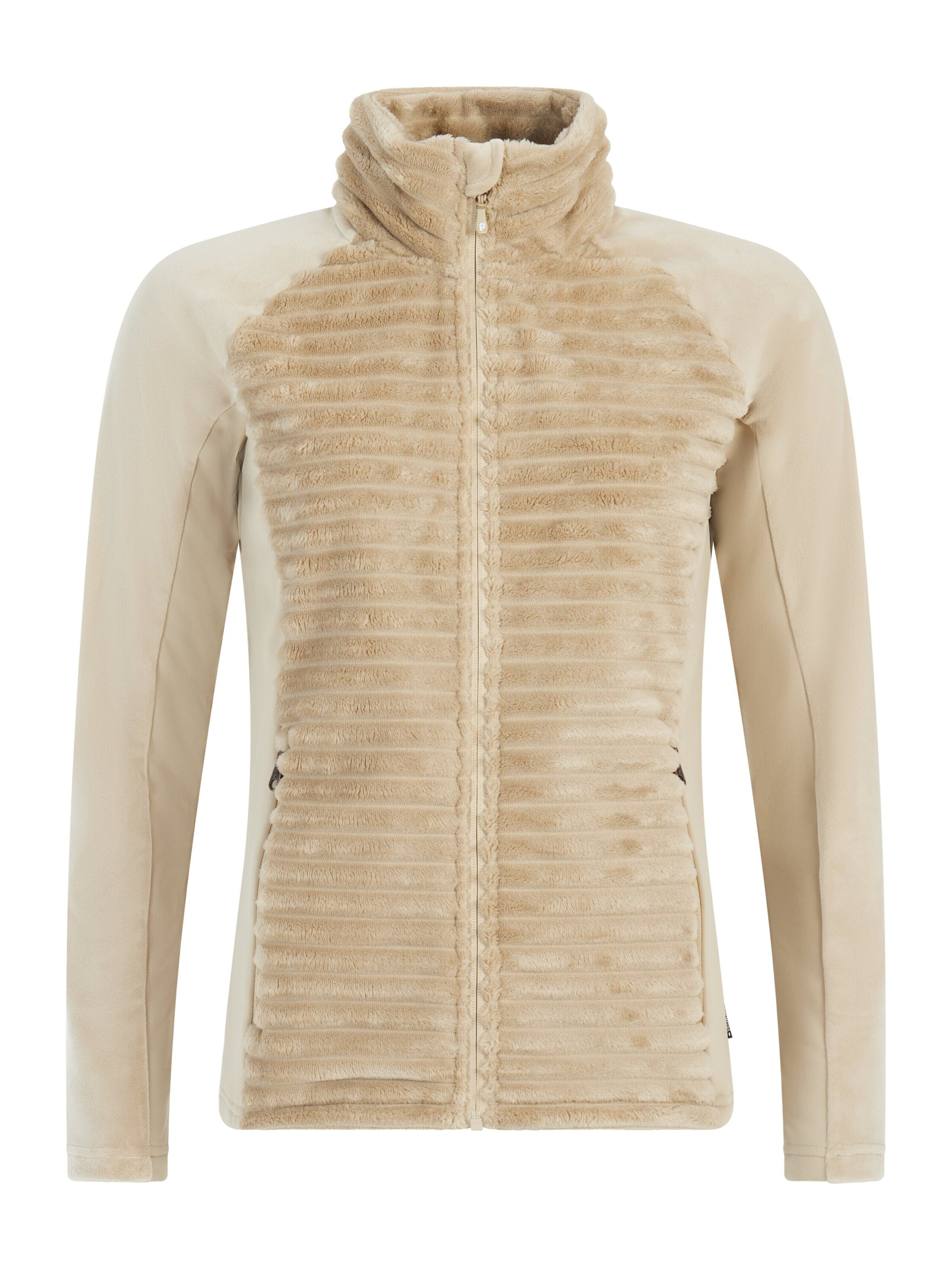 PROTEST Fleece jas 'PRTDELAY' in Bruin: voorkant