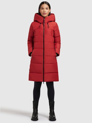 khujo Winter Coat 'JILIAS4' in Red