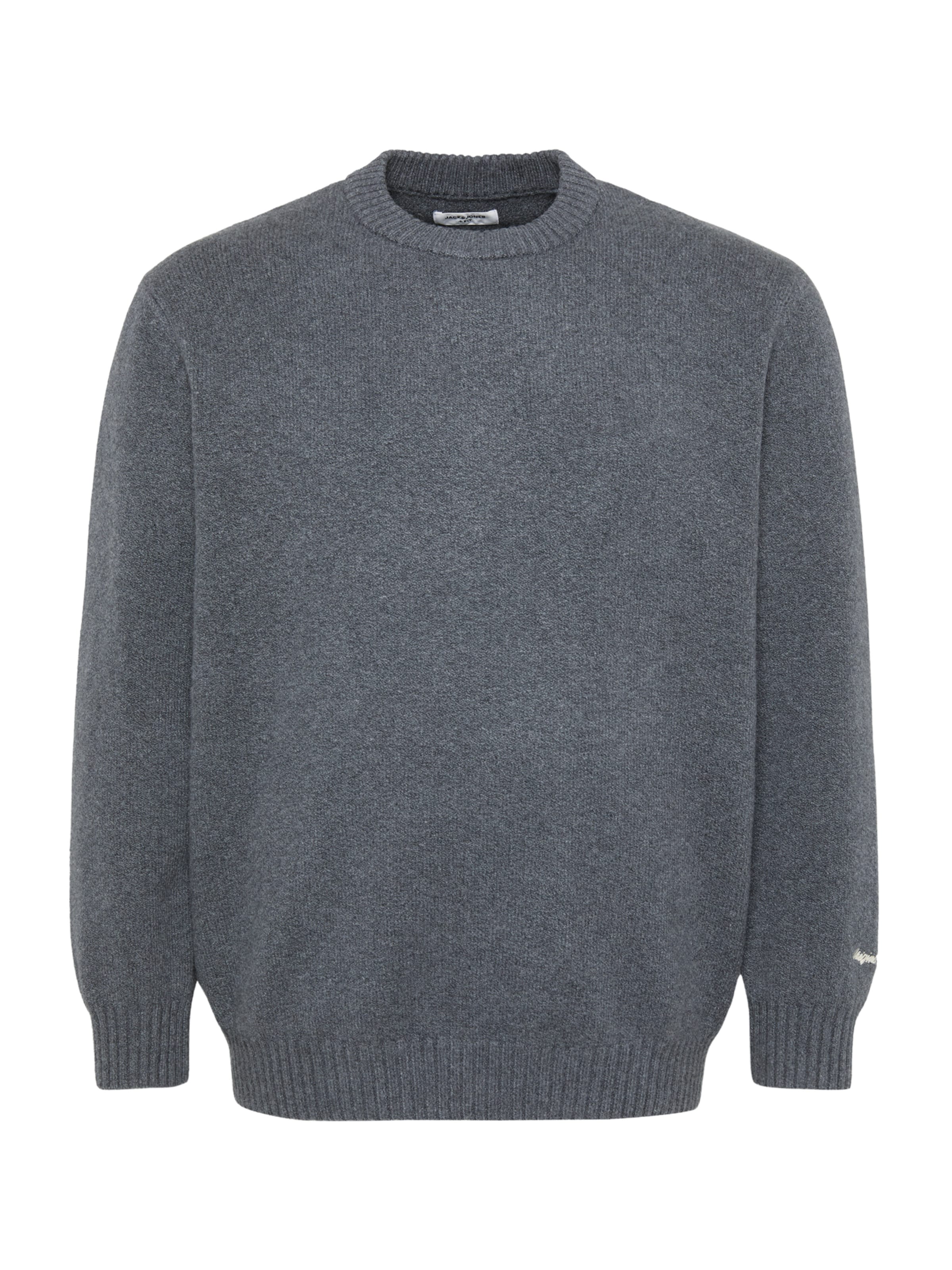 Pulover &#x27;JORNORREBRO&#x27; de la Jack &amp; Jones Plus pe gri: față