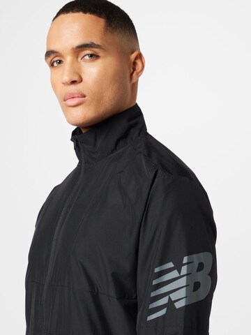 new balance Trainingsjack 'Tenacity' in Zwart