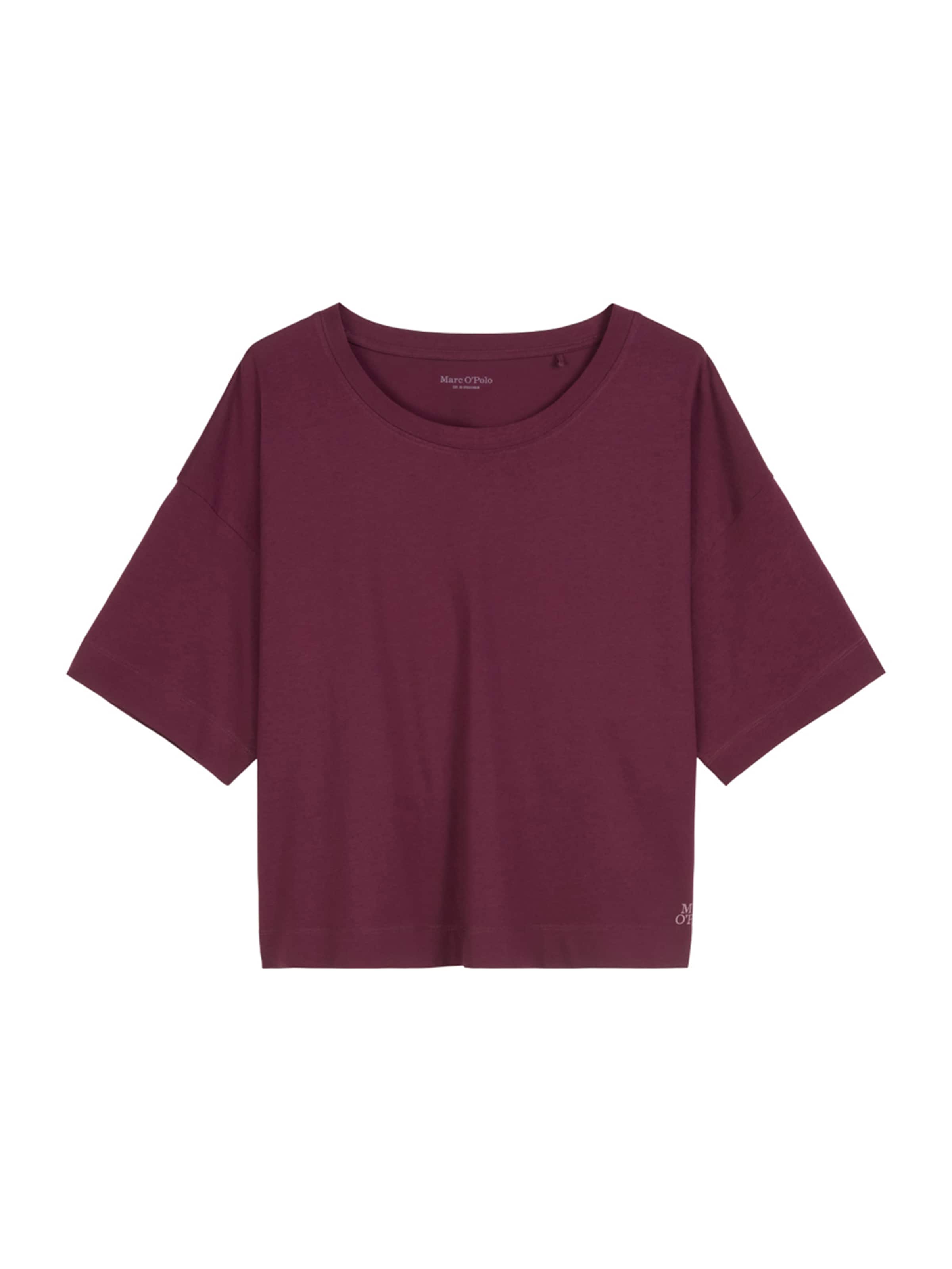 Marc O'Polo Oversized shirt ' Mix N Match Cotton ' in Rood: voorkant