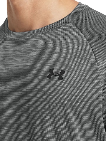 UNDER ARMOUR Funktionsshirt 'Tech Textured SS'‌‌‌‌ in Grau