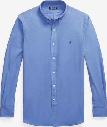 mėlyna Polo Ralph Lauren Priglundantis modelis Dalykinio stiliaus marškiniai: priekis