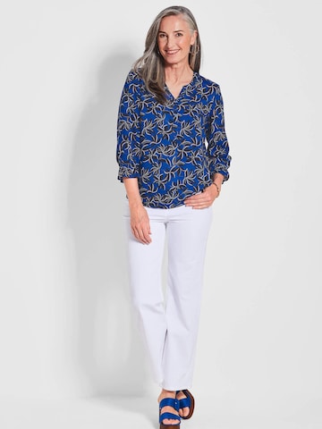 Goldner Blouse in Blauw