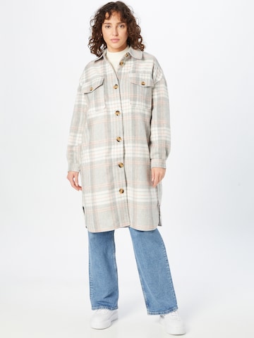 VERO MODA Between-Seasons Coat 'Nelly' in Grey: front