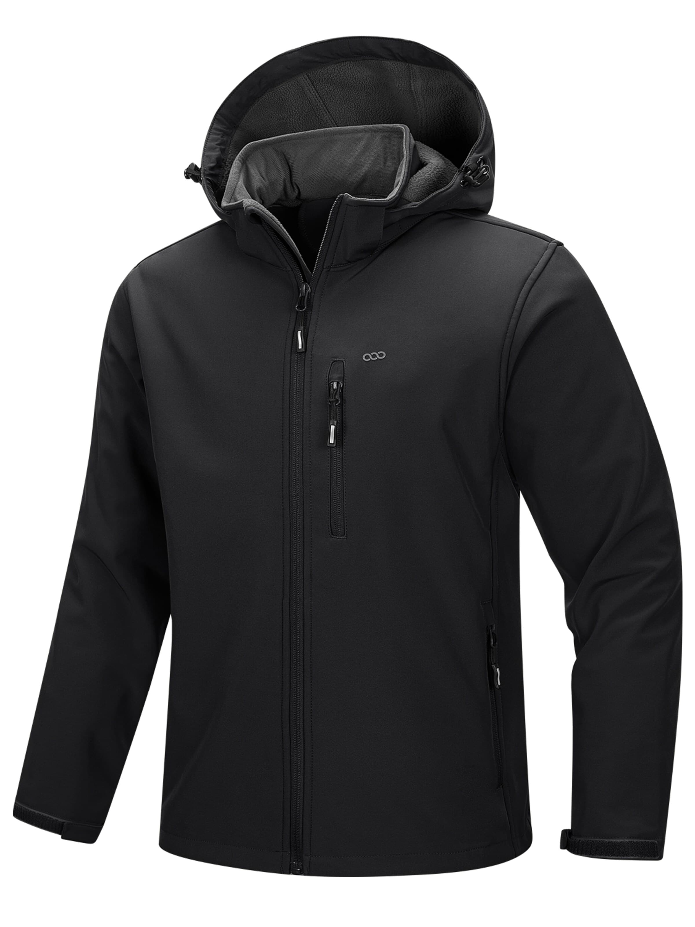 33,000ft Outdoor jacket '33,000ft Men's Detachable Hood Waterproof Jackets' in M in Black, Item view