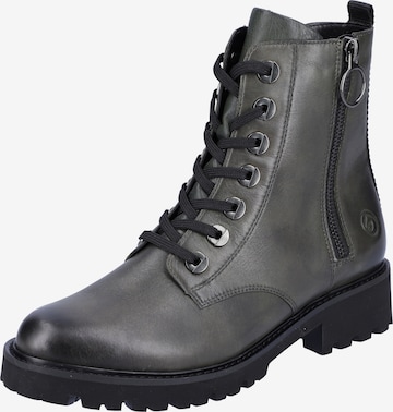 REMONTE Lace-Up Ankle Boots in Grey: front