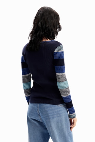Desigual Shirt 'Striped' in Blauw
