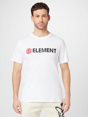 balta ELEMENT Marškinėliai 'BLAZIN': priekis