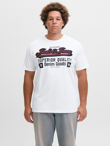 JACK & JONES Shirt in White: front