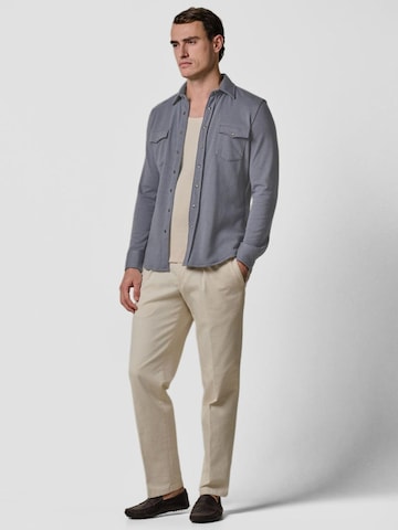 Profuomo Knit Cardigan in Blue