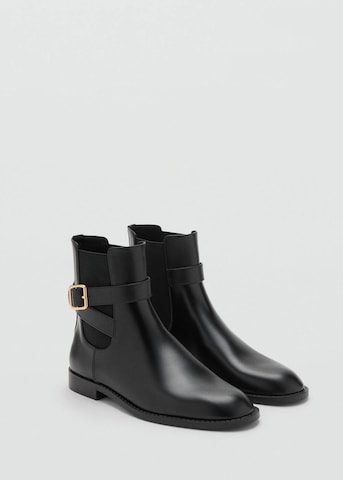 MANGO Chelsea Boots 'Piero' in Schwarz