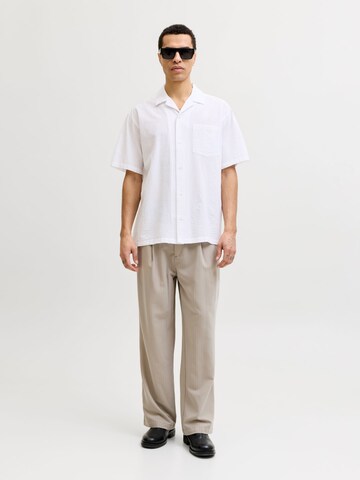 JACK & JONES Comfort fit Overhemd 'JPRBLAshawn' in Wit