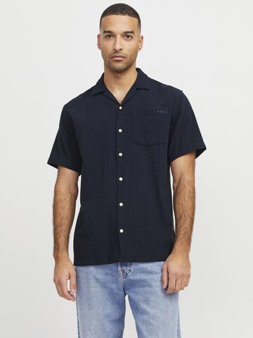 R.D.D. ROYAL DENIM DIVISION Comfort Fit Hemd in Blau: Vorderseite