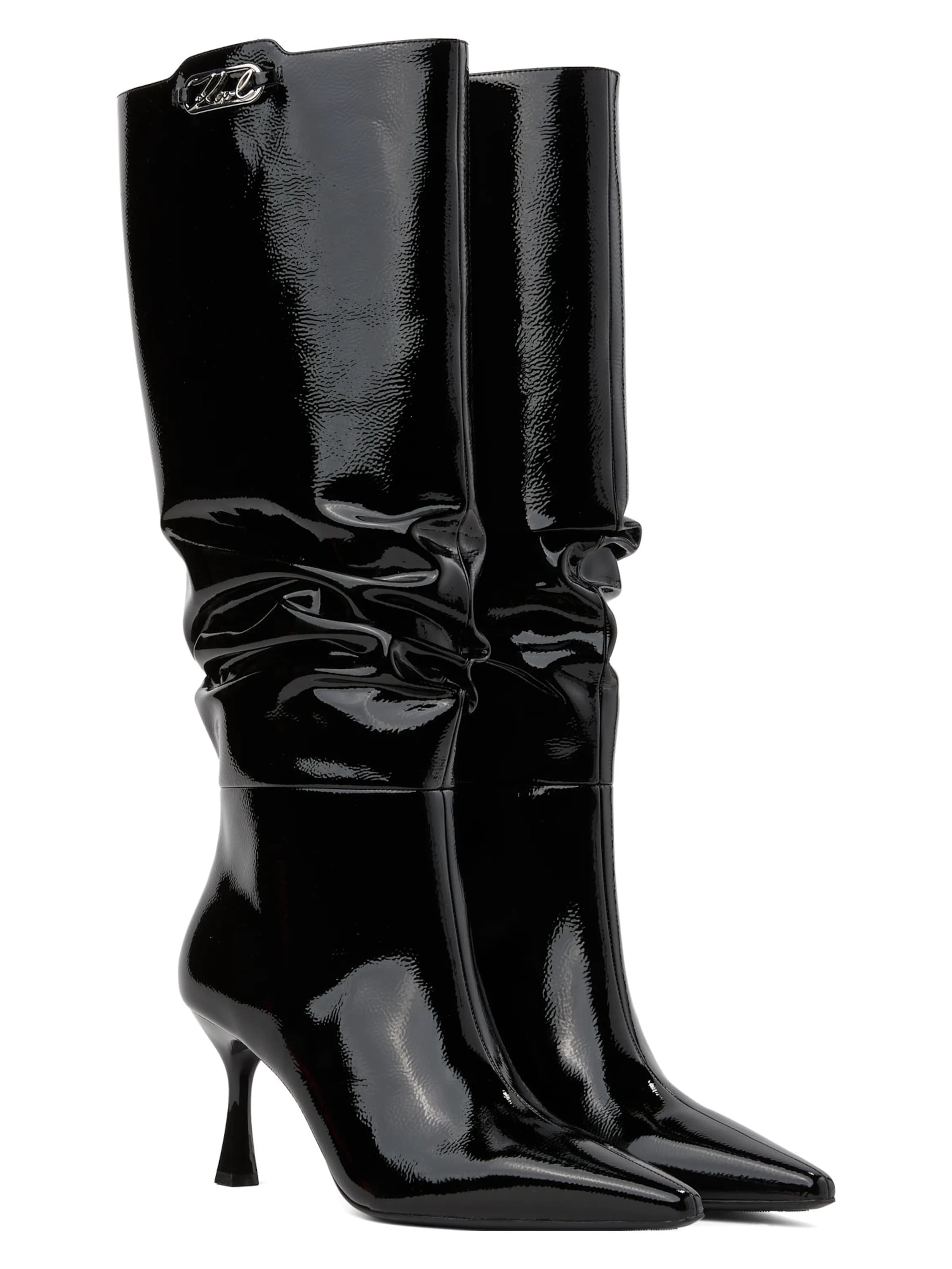 Karl Lagerfeld Boot 'Klarice' in Black