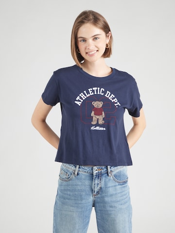 HOLLISTER Футболка в Синий: спереди