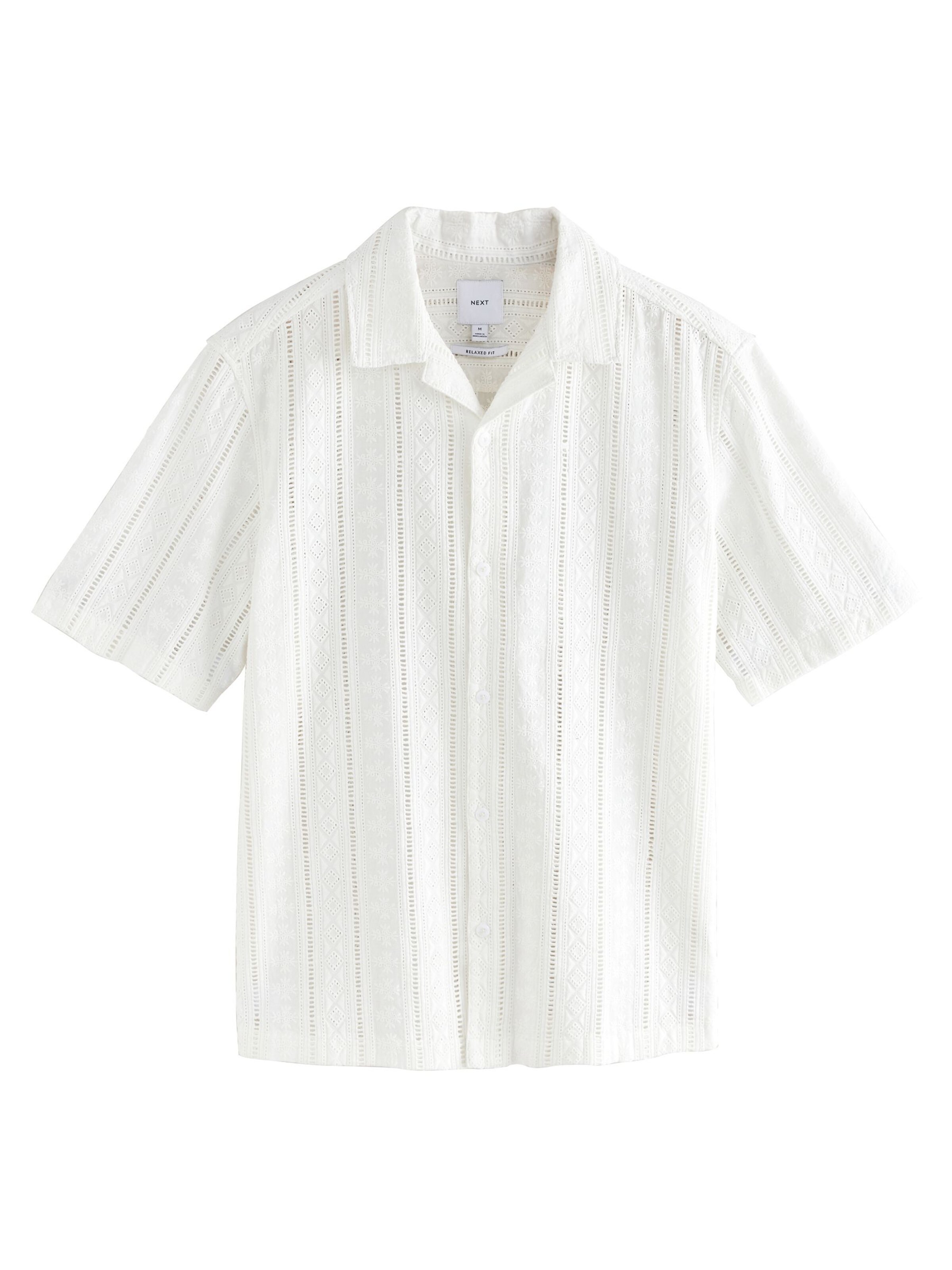 Next Regular Fit Hemd in Beige: Vorderseite