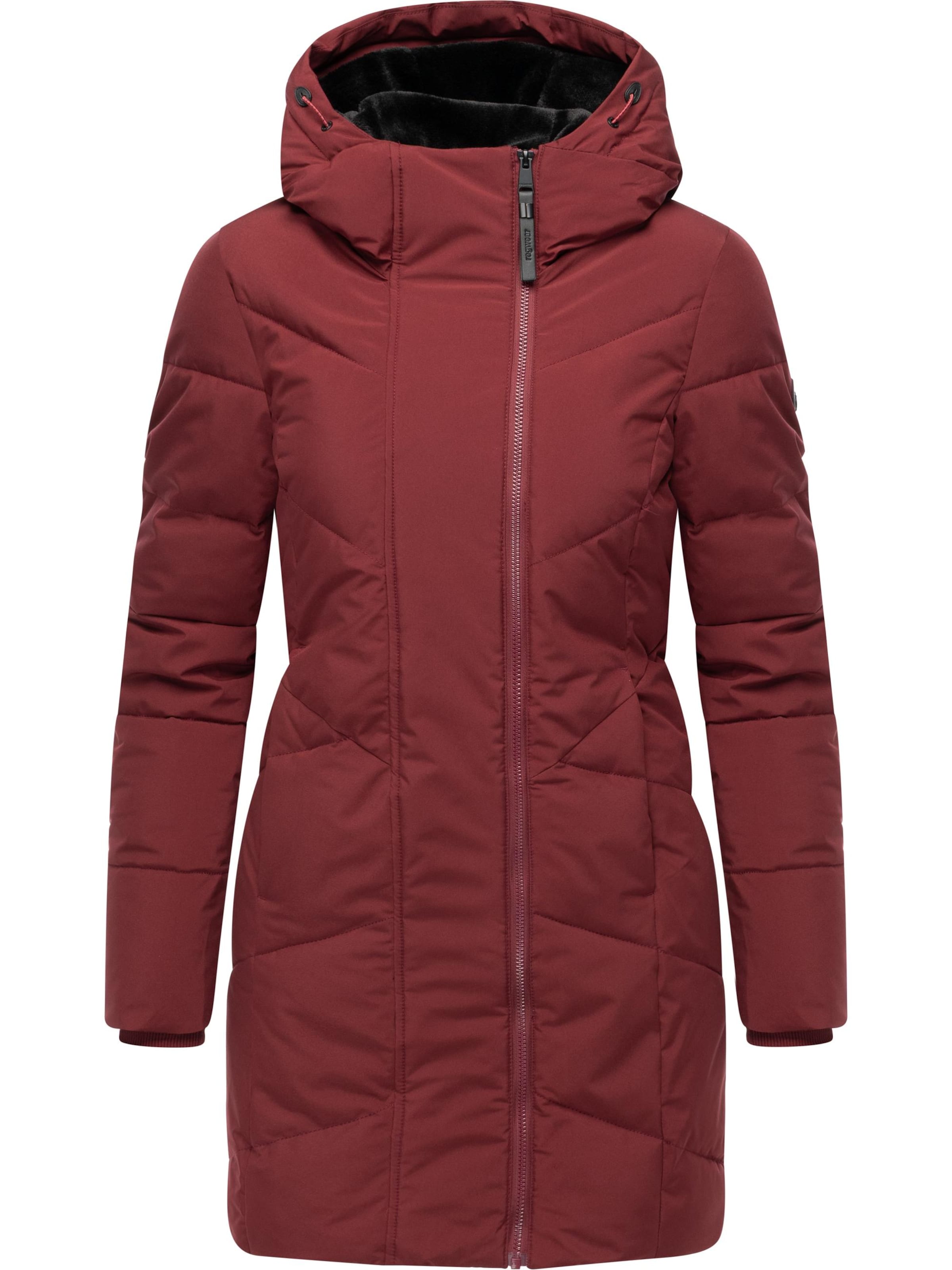 Ragwear Zimní kabát 'Pevilla' – červená: přední strana