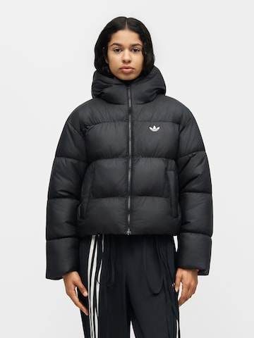 Geacă de iarnă de la ADIDAS ORIGINALS pe negru: față