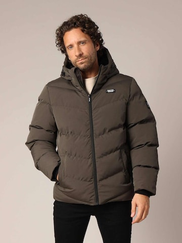 Deeluxe Winterjas 'Interest' in Groen: voorkant