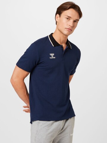 Hummel Functioneel shirt in Blauw: voorkant